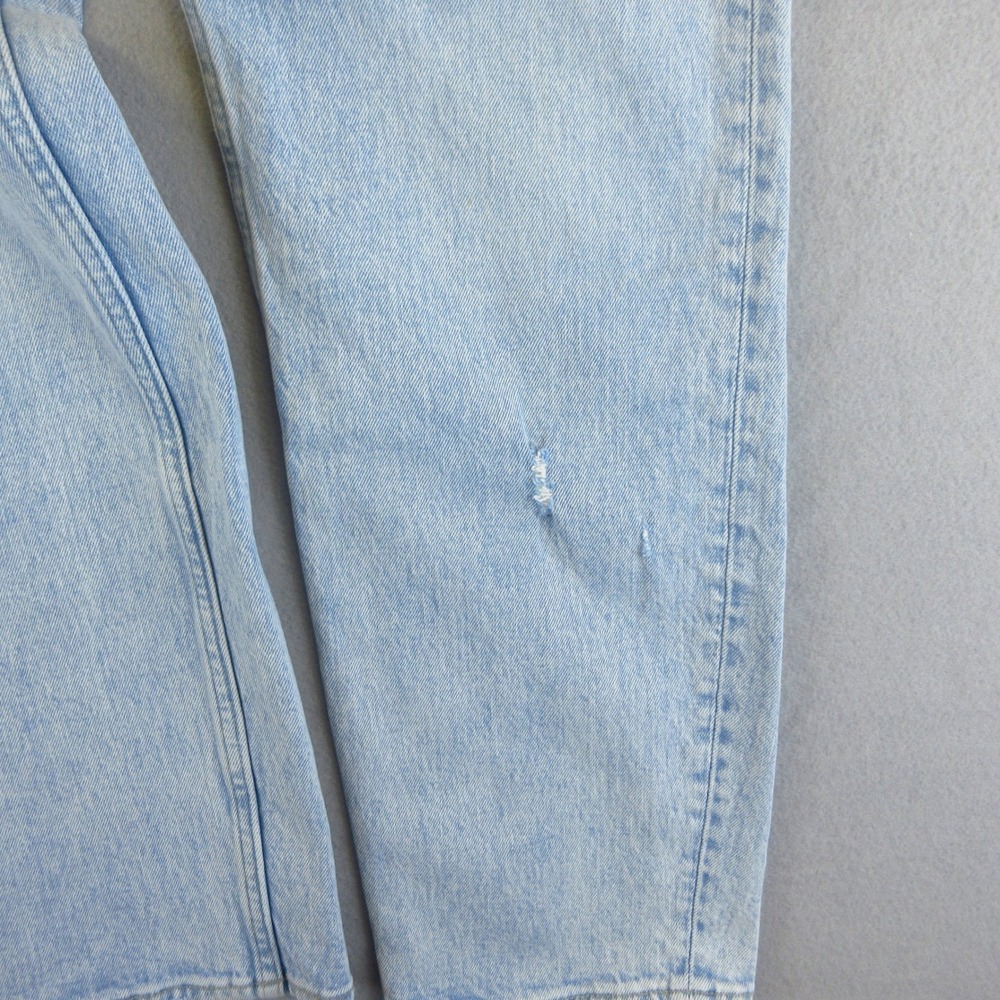 Abercrombie & Fitch Jeans Women 26/2S The Dad High Rise Light Blue Distressed - Picture 15 of 15